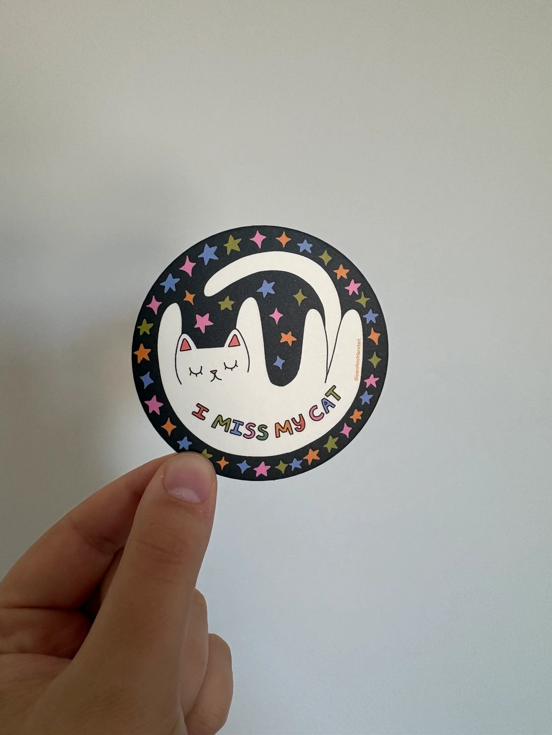 I Miss My Cat Sticker