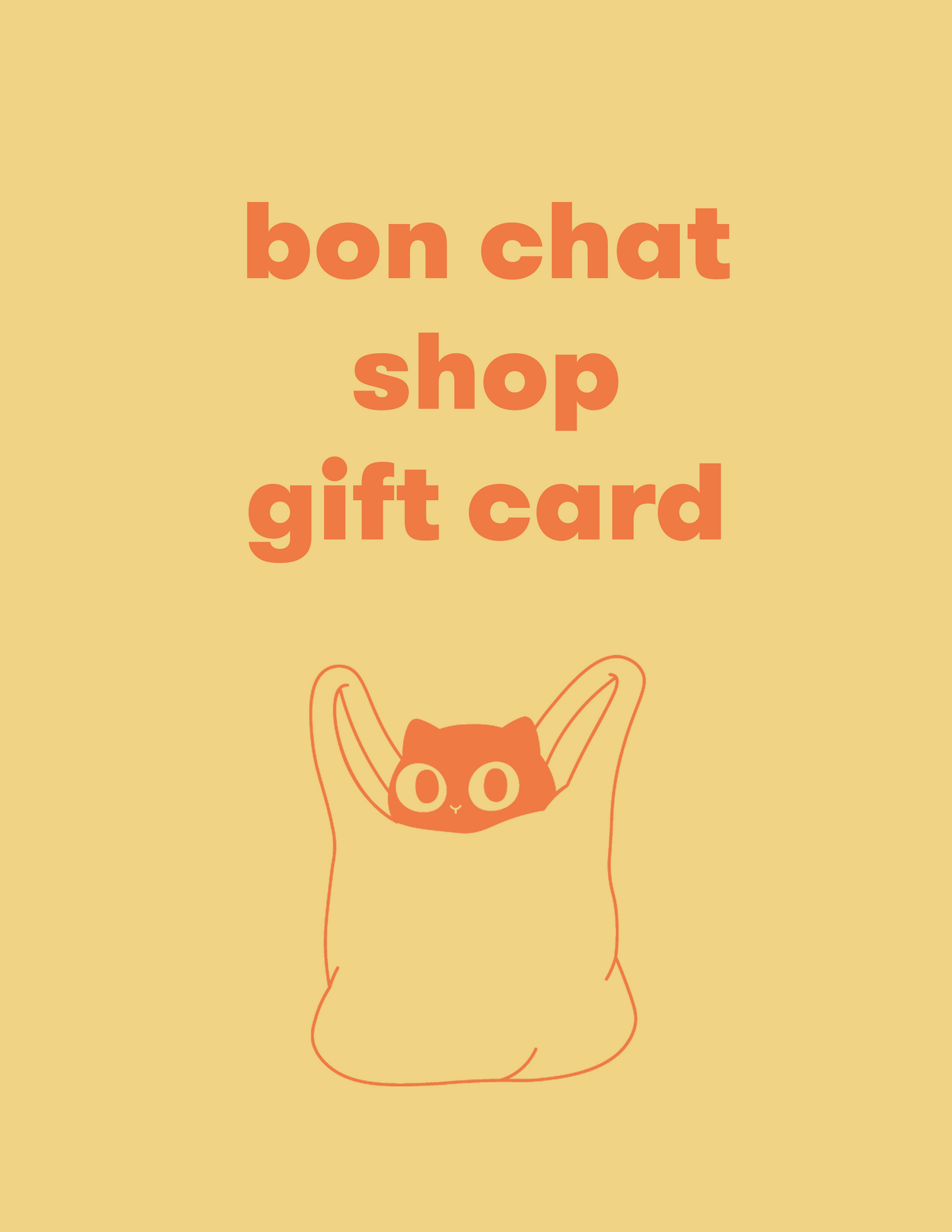 Bon Chat Shop Gift Card