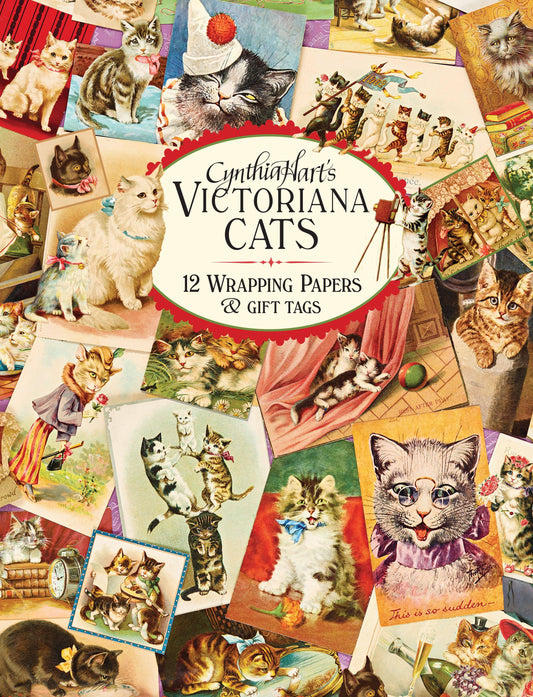 Victoriana Cats Wrapping Papers & Tags
