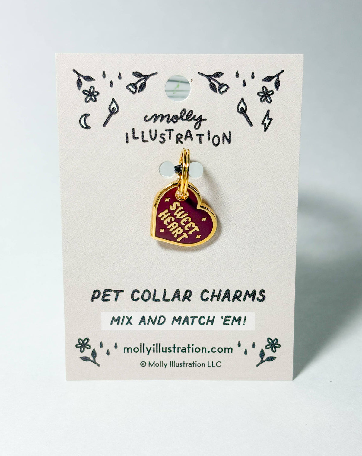 Sweetheart Collar Charm