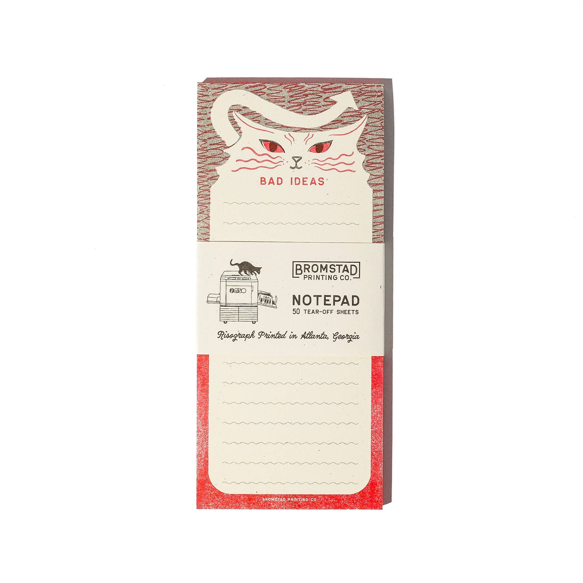 Bad Ideas Tall Risograph Notepad