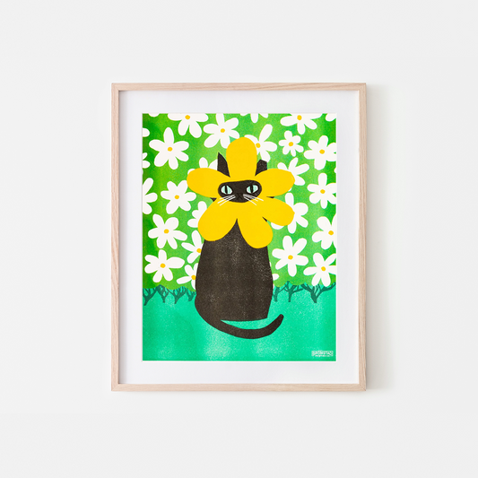 Rarest Bloom Risograph Art Print