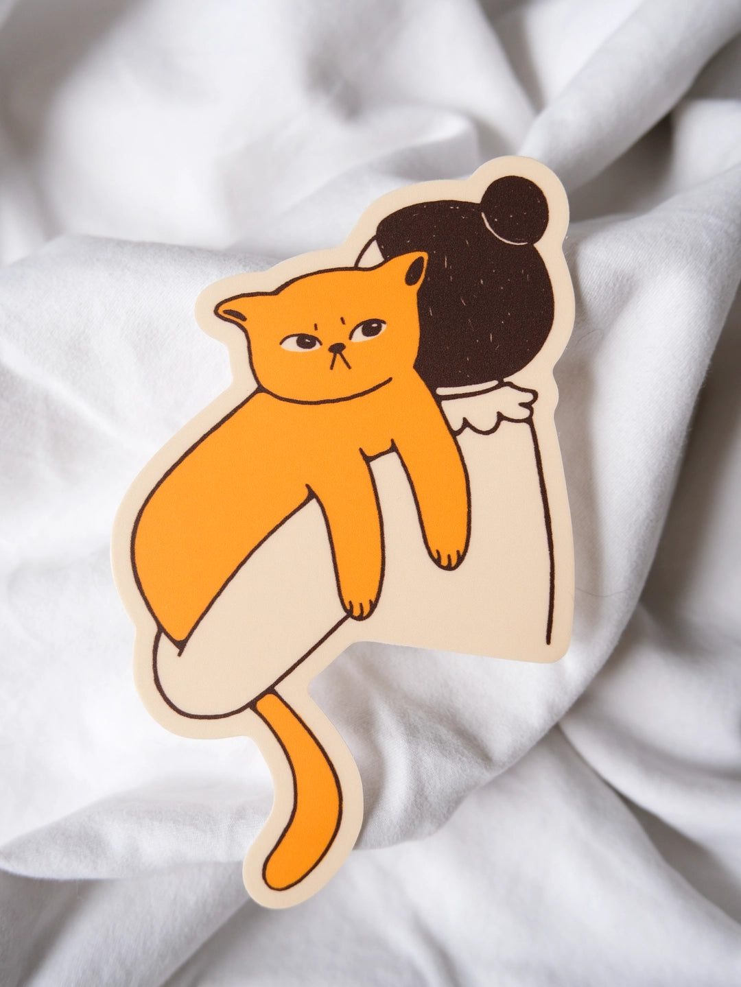 Cat Hug Sticker