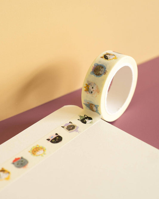 Cats in Hats Washi Tape