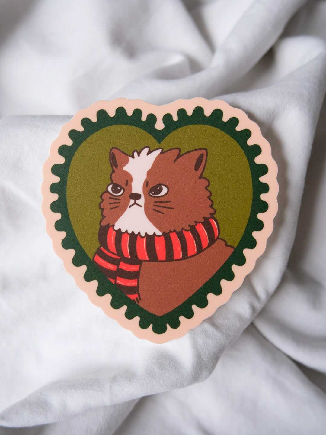 Cozy Cat Sticker