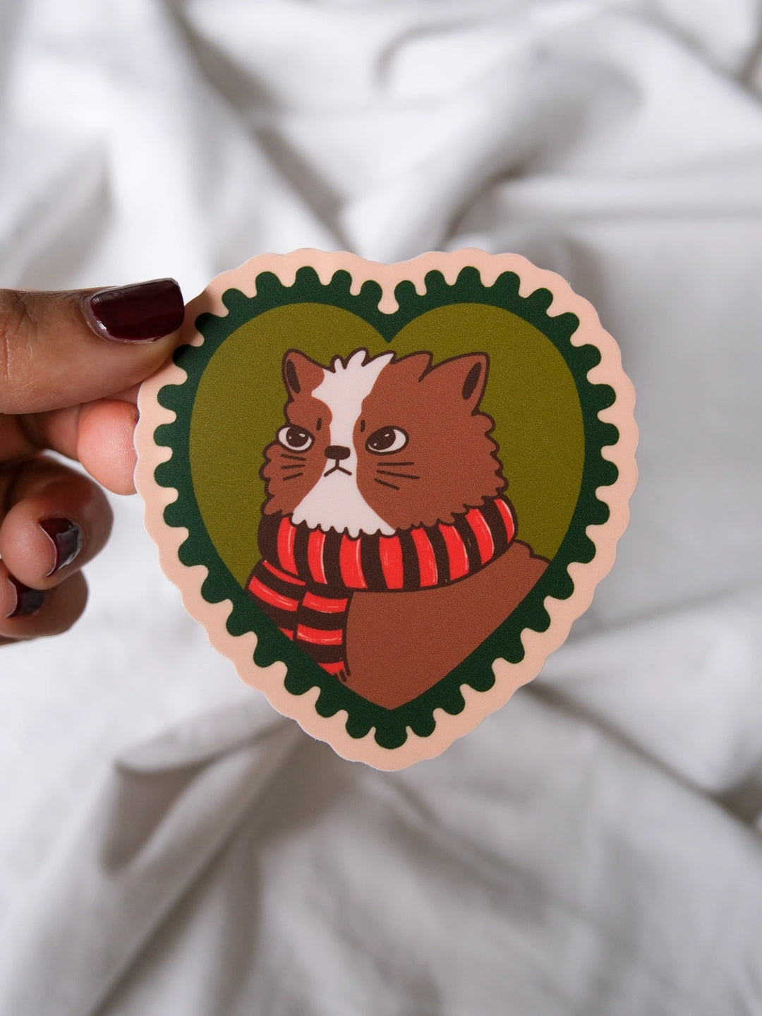 Cozy Cat Sticker