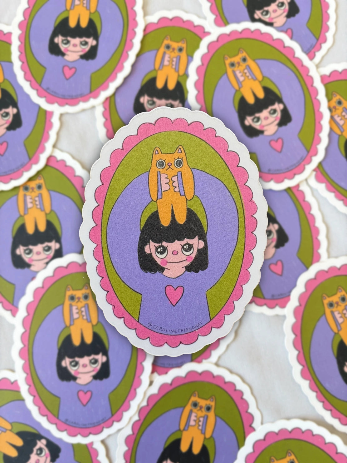 Cutest Baby in the World Cat Sticker