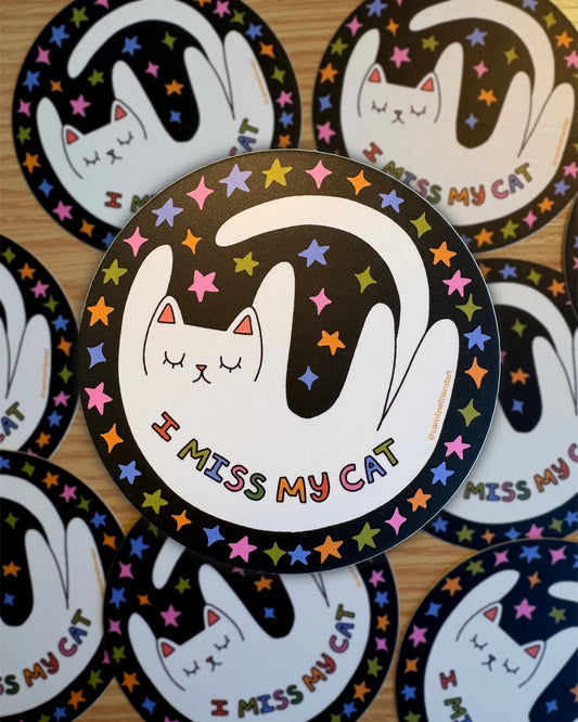 I Miss My Cat Sticker
