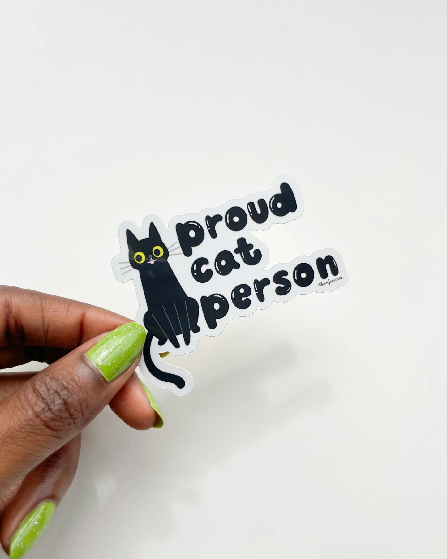Proud Cat Person Sticker
