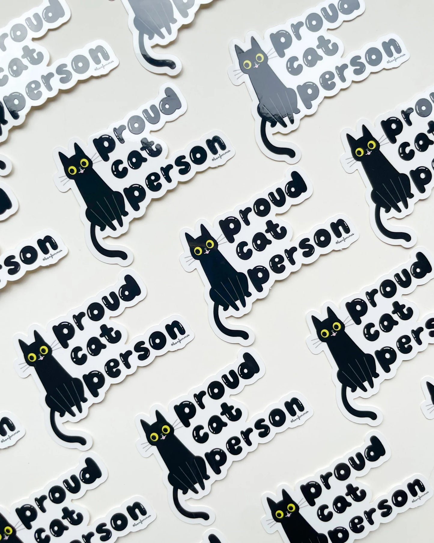 Proud Cat Person Sticker