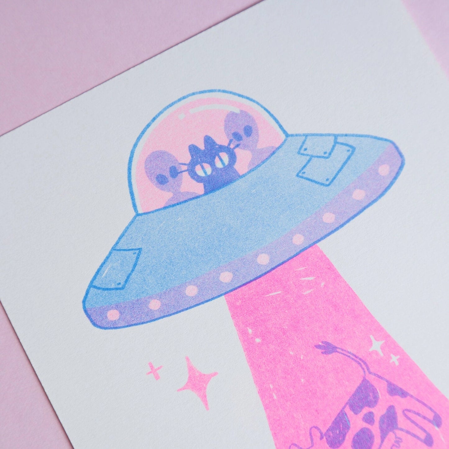 UFO Kuni Riso Print