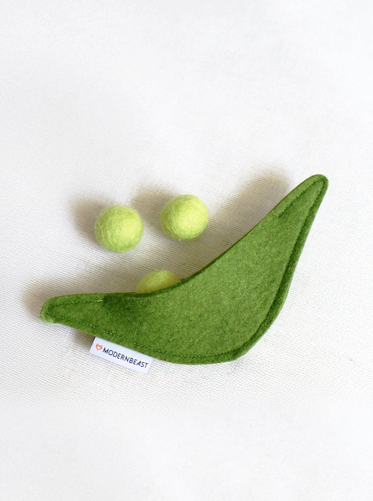 Pea Pod Wool Cat Toy