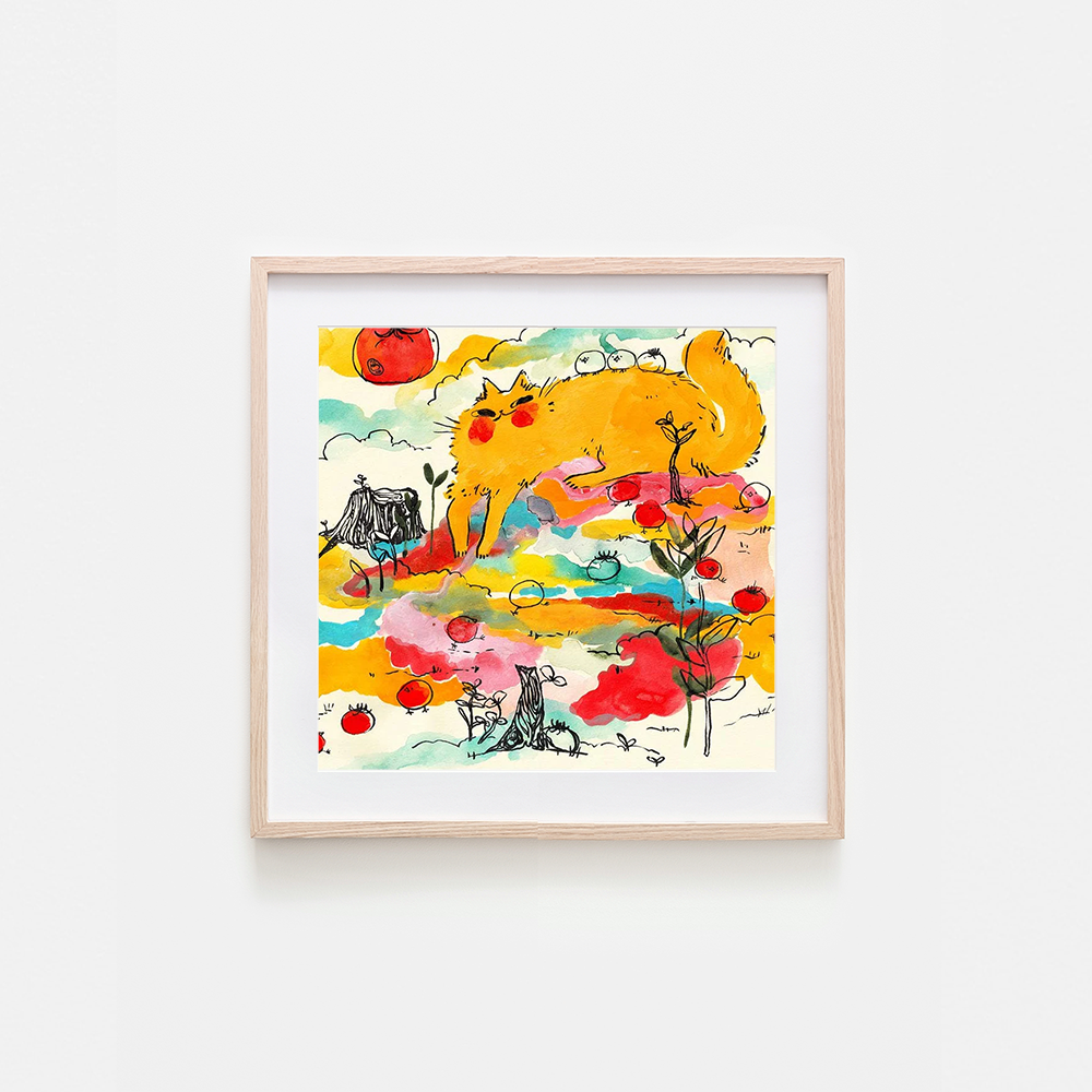 Tomato Guardian Art Print