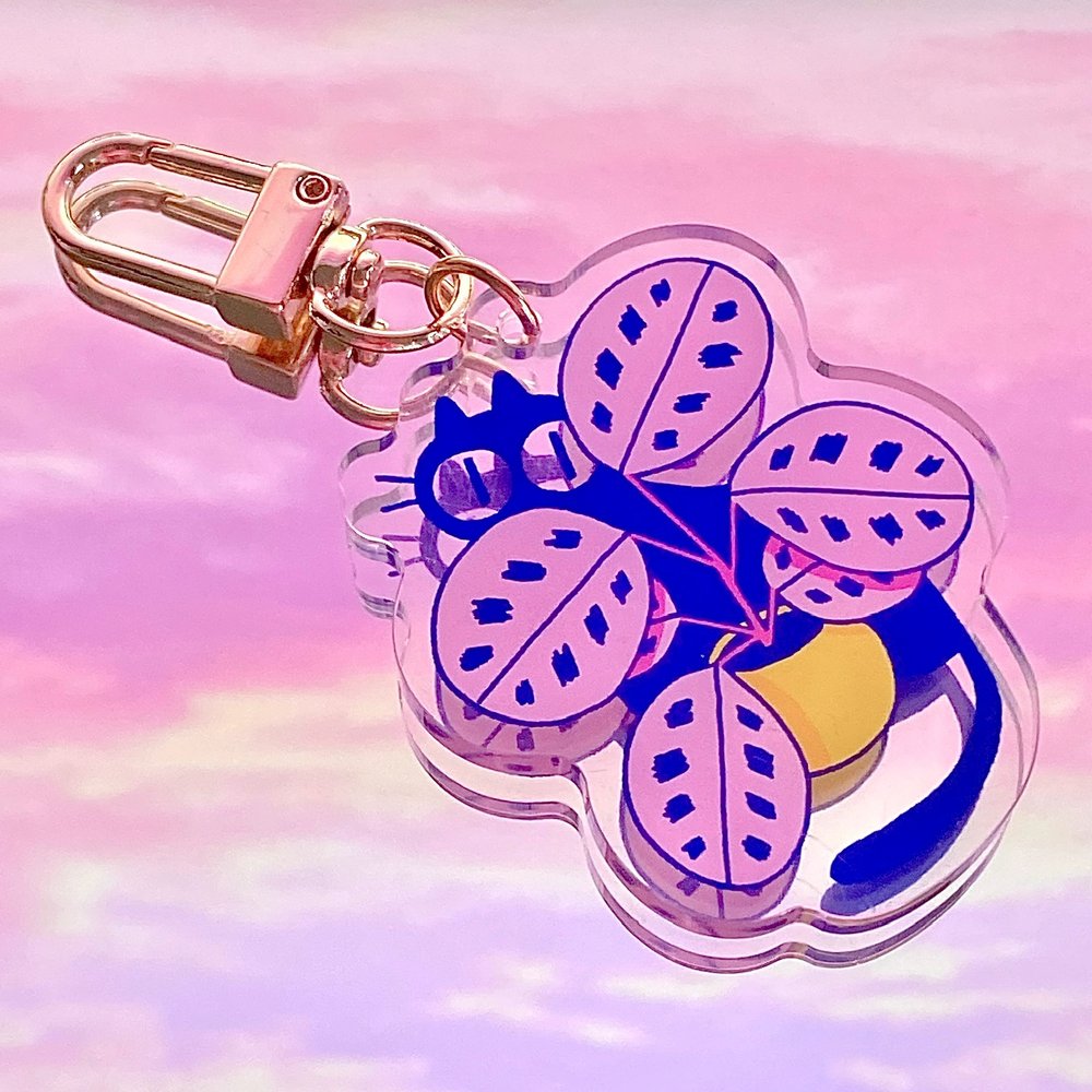 Maranta Cat Keychain Radhia Rahman